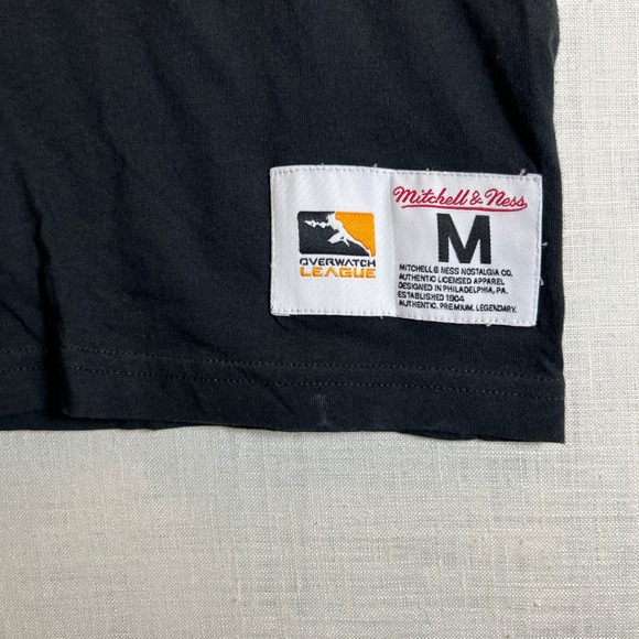 BNWT SHOCK SF Overwatch League T-Shirt M Mitchell Ness Men San Francisco ORANGE - Picture 4 of 8